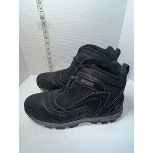 MEN'S KHOMBU black Boots Size 13M Item 1728297 Mason Faux Fur X05